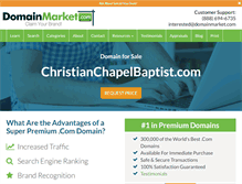 Tablet Screenshot of christianchapelbaptist.com